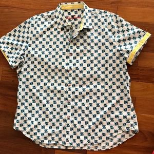 Super FUN Short sleeve Robert Graham shirt in  3XL